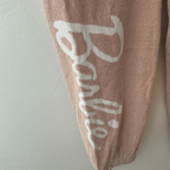 NWT CozyChic Ultra Lite Barbie Jogger in Dusty Rose/White - Picture 6 of 9